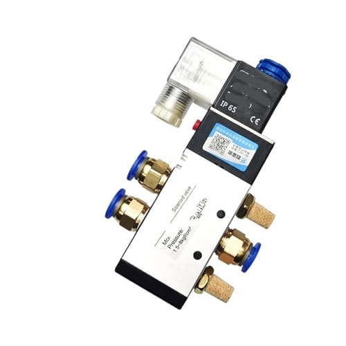 1PCS 4V210-08/4V310-10/4V410-15 magnetventil 2-position 5-wege pneumatische luft magnetventil DC24V(4V210-08 PC12-02) von RHFYBSQA