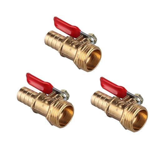 1PCS 6 8 10 12mm Schlauch Barb 1/8'' 1/2'' 1/4'' Stecker Kupfer Rohr Fitting Koppler Adapter Messing barb Ball Ventil(1/8",10mm) von RHFYBSQA