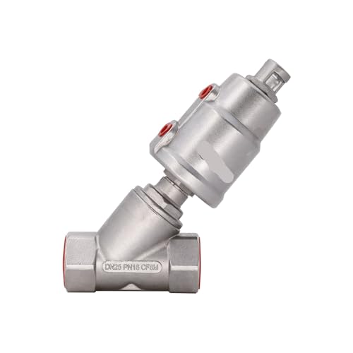 1PCS Antrieb Kugelhahn Edelstahl angetrieben Eckventil Innengewinde pneumatisches Dampfventil Magnetventil Ventilgruppe(1",CLAMP) von RHFYBSQA