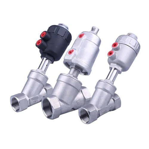 1PCS DN-Serie Hochtemperatur-Korrosionsbeständiges Dampf-Pneumatikventil Y-Typ-Innengewinde-Winkelsitzventil.(1-1/2",CLAMP) von RHFYBSQA