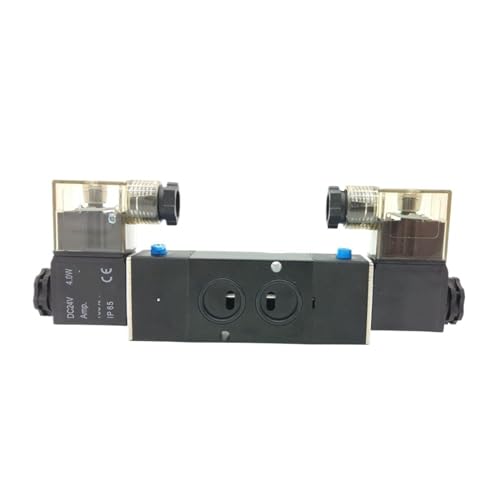 1PCS Verteiler-Magnetventil Einzel- und Doppelspule 4M210 4M220 4M230 4M310 4M320 4M330 4M410 4M420 4M430 Pneumatikventil(4M330C 10G3-8 3-5Way,DC24V) von RHFYBSQA
