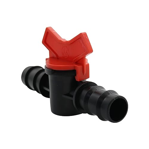 2 Stücke 16/20/25mm Rohr Wasserventil Wasserschlauch Waterstop Stecker Tropfbewässerung Rohrverschraubungen Bewässerungssystem Wasserregelventil(For 20mm pipe) von RHFYBSQA