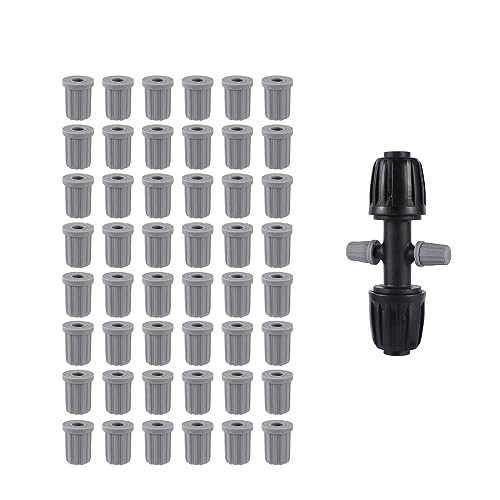 Bewässerungsfitting-Kit for die Gartenlandwirtschaft Automatische Bewässerung Micro-Bewässerungssystem 16mm PE-Rohrfittings 19-tlg(100Pcs joint endplug-01) von RHFYBSQA