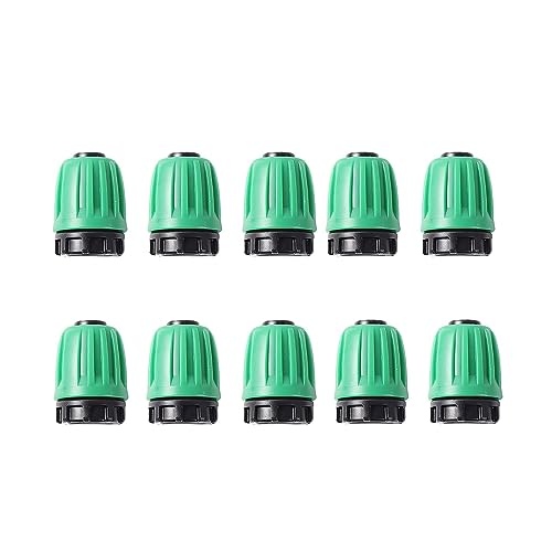 Bewässerungsfitting-Kit for die Gartenlandwirtschaft Automatische Bewässerung Micro-Bewässerungssystem 16mm PE-Rohrfittings 19-tlg(10Pcs End Cap) von RHFYBSQA