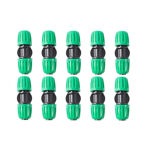 Bewässerungsfitting-Kit for die Gartenlandwirtschaft Automatische Bewässerung Micro-Bewässerungssystem 16mm PE-Rohrfittings 19-tlg(10Pcs Straight) von RHFYBSQA