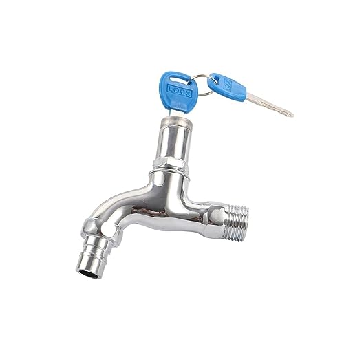 Diebstahlsicherung 1/2" Thread Outdoor Waschbecken Wasserhahn mit Schloss Schlüssel Haushalt Outdoor Waschmaschine Legierung Wasserhahn abschließbar Diebstahlsicherung 1/2" Thread Outdoor Waschbecken Wasserhahn mit Schloss Schlüssel Haushalt Outdoor Waschmaschine Legierung Wasserhahn abschließbar von RHFYBSQA