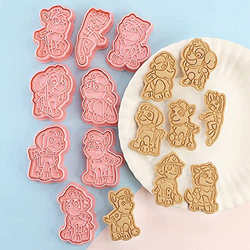 Keksausstecher Ausstechformen Kinder,Keksausstecher Backformchen Set Für Gebäck, Sugarcraft, DIY, Kuchendekoration Schokoladenform Cookie (Pink) von RHHGOPM