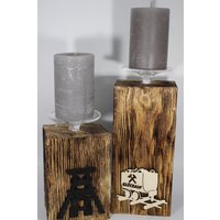 Ruhrpott Kerzenständer von RHHolzarbeiten