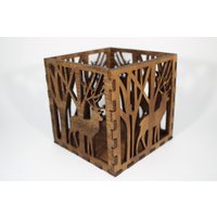 Teelichthalter Hirsch von RHHolzarbeiten