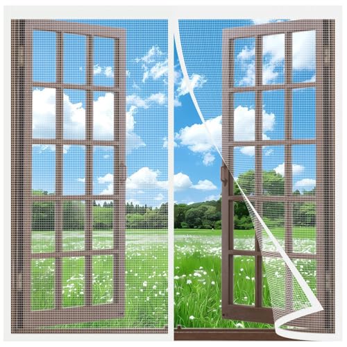 Fliegengitter Fenster Magnetisch 45x45cm net Verschiedene Größen Moskitoschutz Magnetvorhang Anti-Moskito Insektenschutzgitter Rolle Klebestreifenhalten Schiebe Dach Weiß Fliegengitter Fenster Magnetisch 45x45cm net Verschiedene Größen Moskitoschutz Magnetvorhang Anti-Moskito Insektenschutzgitter Rolle Klebestreifenhalten Schiebe Dach Weiß von RHLTF