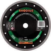 RHODIUS DG10, 1 Stück, 230 x 10,0 x 2,0 mm, Diamanttrennscheibe von RHODIUS ABRASIVES