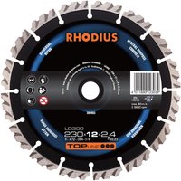 RHODIUS LD300 X-LOCK, 1 Stück, 115 x 12 x 2,4 mm, X-LOCK Diamanttrennscheibe von RHODIUS ABRASIVES