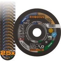 RHODIUS XT69 MULTI, 25 Stück, 150 x 1,5 mm, Trennscheibe von RHODIUS ABRASIVES