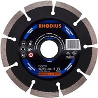 Rhodius Abrasives - rhodius DG70, 1 Stück, 125 x 10,0 x 1,6 mm, Diamanttrennscheibe von RHODIUS ABRASIVES