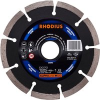 Rhodius Abrasives - rhodius DG70, 1 Stück, 230 x 10,0 x 2,3 mm, Diamanttrennscheibe von RHODIUS ABRASIVES