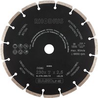 Rhodius Abrasives - rhodius DG80 concrete, 1 Stück, 115 x 7,0 x 2,0 mm, Diamanttrennscheibe von RHODIUS ABRASIVES