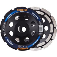 Rhodius Abrasives - rhodius DS10, 1 Stück, 100 x 5,0 x 8,0 x M14 mm, Diamantschleiftopf von RHODIUS ABRASIVES