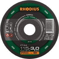Rhodius FT44, 25 Stück, 115 x 3,0 mm, Trennscheibe von RHODIUS ABRASIVES