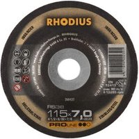 Rhodius Abrasives - rhodius RS38, 25 Stück, 115 x 7,0 mm, Schruppscheibe von RHODIUS ABRASIVES