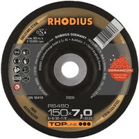 Rhodius Abrasives - rhodius RS480, 10 Stück, 150 x 7,0 mm, Schruppscheibe von RHODIUS ABRASIVES