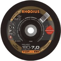 Rhodius Abrasives - rhodius RS480, 10 Stück, 180 x 7,0 mm, Schruppscheibe von RHODIUS ABRASIVES