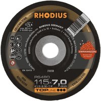Rhodius Abrasives - rhodius RS480, 25 Stück, 115 x 7,0 mm, Schruppscheibe von RHODIUS ABRASIVES