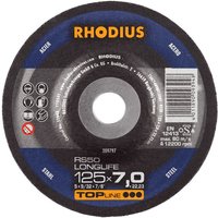 Rhodius Abrasives - rhodius RS50 longlife, 25 Stück, 125 x 7,0 mm, Schruppscheibe von RHODIUS ABRASIVES