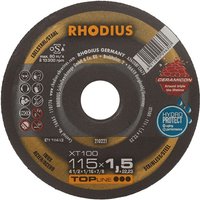 Rhodius Abrasives - rhodius XT100, 25 Stück, 115 x 1,5 mm, Trennscheibe von RHODIUS ABRASIVES