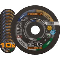 Rhodius XT69 multi, 10 Stück, 115 x 1,0 mm, Trennscheibe von RHODIUS ABRASIVES