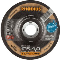 Rhodius Abrasives - rhodius XTK10, 50 Stück, 125 x 1,0 mm, Trennscheibe von RHODIUS ABRASIVES