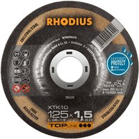 Rhodius Abrasives - rhodius XTK10, 50 Stück, 125 x 1,5 mm, Trennscheibe von RHODIUS ABRASIVES