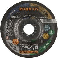 Rhodius XTK69 multi cross, 25 Stück, 125 x 1,9 mm, Trennscheibe von RHODIUS ABRASIVES