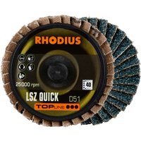 Rhodius Abrasives - rhodius lsz quick, 10 Stück, 51 mm, Korn 120, Lamellenschleifscheibe von RHODIUS ABRASIVES