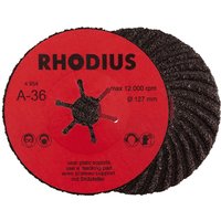 Rhodius sfa, 25 Stück, 180 mm, Korn 36, Fiberscheibe von RHODIUS ABRASIVES