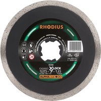 Rhodius Abrasives - rhodius DG50 x-lock, 1 Stück, 115 x 7,0 x 1,6 mm, x-lock Diamanttrennscheibe von RHODIUS ABRASIVES
