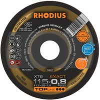 Rhodius XT8 exact, 50 Stück, 115 x 0,8 mm, Trennscheibe von RHODIUS ABRASIVES