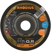Rhodius Abrasives - rhodius XT8 exact, 50 Stück, 115 x 0,8 mm, Trennscheibe Rhodius Abrasives - rhodius XT8 exact, 50 Stück, 115 x 0,8 mm, Trennscheibe von RHODIUS ABRASIVES