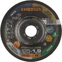 Rhodius Abrasives - rhodius XTK69 multi cross, 25 Stück, 115 x 1,9 mm, Trennscheibe Rhodius Abrasives - rhodius XTK69 multi cross, 25 Stück, 115 x 1,9 mm, Trennscheibe von RHODIUS ABRASIVES