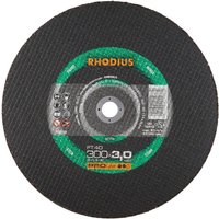Rhodius leistungsstarke Trennscheibe FT40 für Einsatz auf Benzin- und elektrischen Trennmaschinen, 400 x 4,5 x 25,40 mm 10 Stk von RHODIUS ABRASIVES
