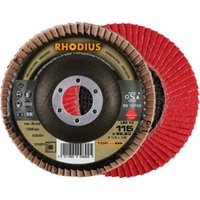 RHODIUS TOPline LSK FK Fächerschleifscheibe 115 x 22,23 mm K60 RHODIUS TOPline LSK FK Fächerschleifscheibe 115 x 22,23 mm K60 von Rhodius