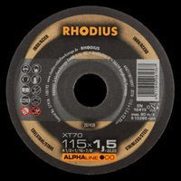 RHODIUS ALPHAline XT70 Extradünne Trennscheibe 115 x 1,0 x 22,23 mm RHODIUS ALPHAline XT70 Extradünne Trennscheibe 115 x 1,0 x 22,23 mm von Rhodius