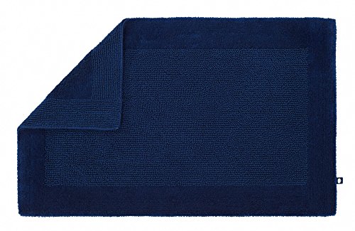 RHOMTUFT 4515316078 Badteppich mit Aussparung Prestige 60 x 60 cm, Aqua 60 x 60 cm WC-Vorleger mit Ausschnitt 84 Kobalt von Rhomtuft