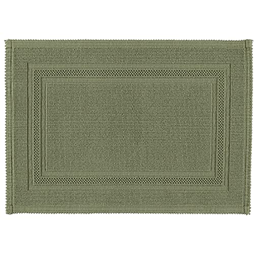 RHOMTUFT Badteppich Gala eckig 50 x 70 cm Farbe: Olive von Rhomtuft