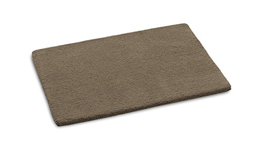 Rhomtuft Badteppiche Square Taupe - 58 60x90 cm von Rhomtuft