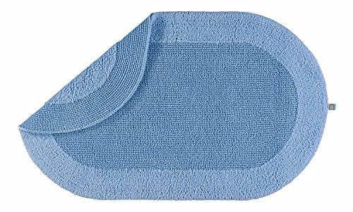 Rhomtuft Badteppiche oval Exquisit Aqua - 78 60x100 cm von Rhomtuft