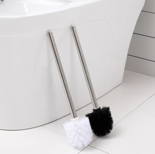 RHP Toilettenbürste WC-Bürste I Ersatzbürste Ersatztoilettenbürste Klobürste – für WC Badezimmer Toilette Gästebadezimmer Gäste-Toilette – Badezimmer-Zubehör Accessoires (Schwarz 4 STK.) von RHP