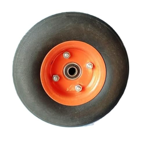 1 Stück 10 Zoll 350-4 Vollgummi-Pulverrad Industrial Silent Trolley Tiger Car Exzentrischer Hersteller von RHVOVNVOM