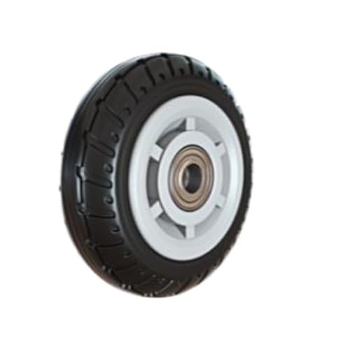 1 Stück 5 Zoll Gummi mittlere Lenkrolle vergoldet/Humvee TPR Silent Wheel Universal Trolley Industrieanhänger Single(Humavee) von RHVOVNVOM