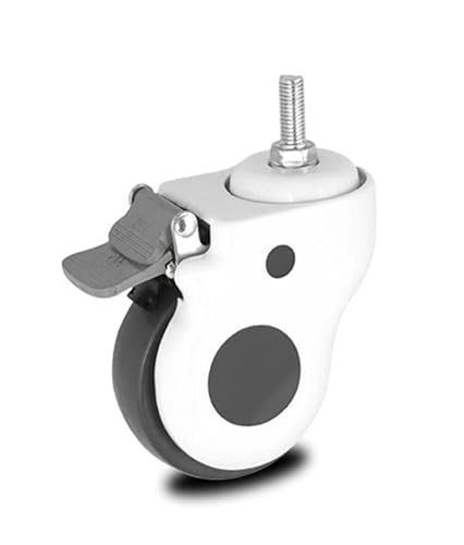 1 Stück 5 Zoll medizinische Caster Ausrüstung Paket Shell mit Bremse Silent Universal(Screw-Braked) von RHVOVNVOM