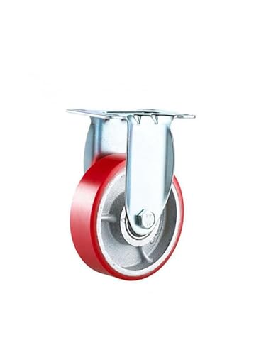 1 Stück Rollen 4 Zoll CaIron Core Pu Richtungsrad, mittelgroße Eisen-Polyurethan-Stummschaltung, verschleißfeste Industrierolle 1 Stück Rollen 4 Zoll CaIron Core Pu Richtungsrad, mittelgroße Eisen-Polyurethan-Stummschaltung, verschleißfeste Industrierolle von RHVOVNVOM